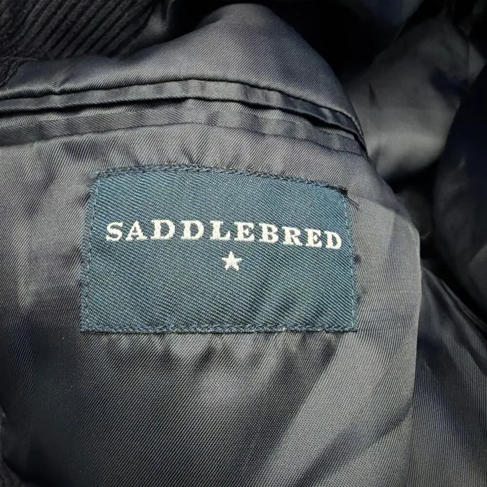 Saddlebred Mens Corduroy Sport Coat Size 40R